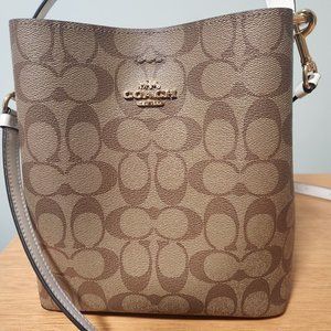 Coach Patterned Bucket Bag